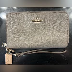 Coach Double Zip Wallet